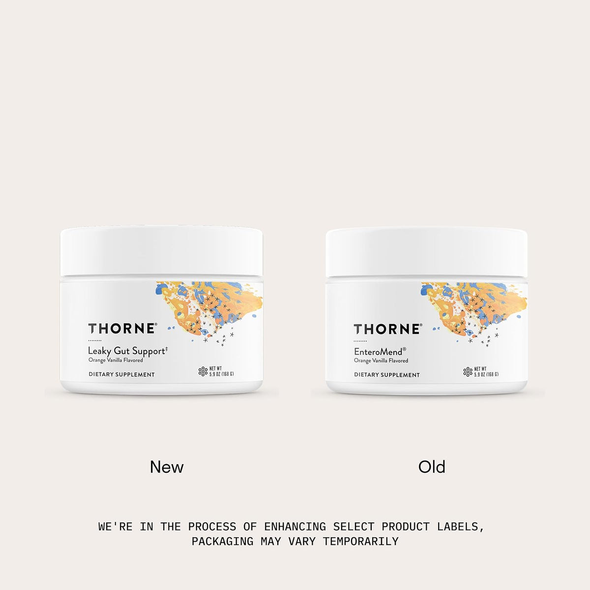 THORNE Leaky Gut Support – Gut Health Supplement – Orange Vanilla Flavour – 30 Servings - görsel 3