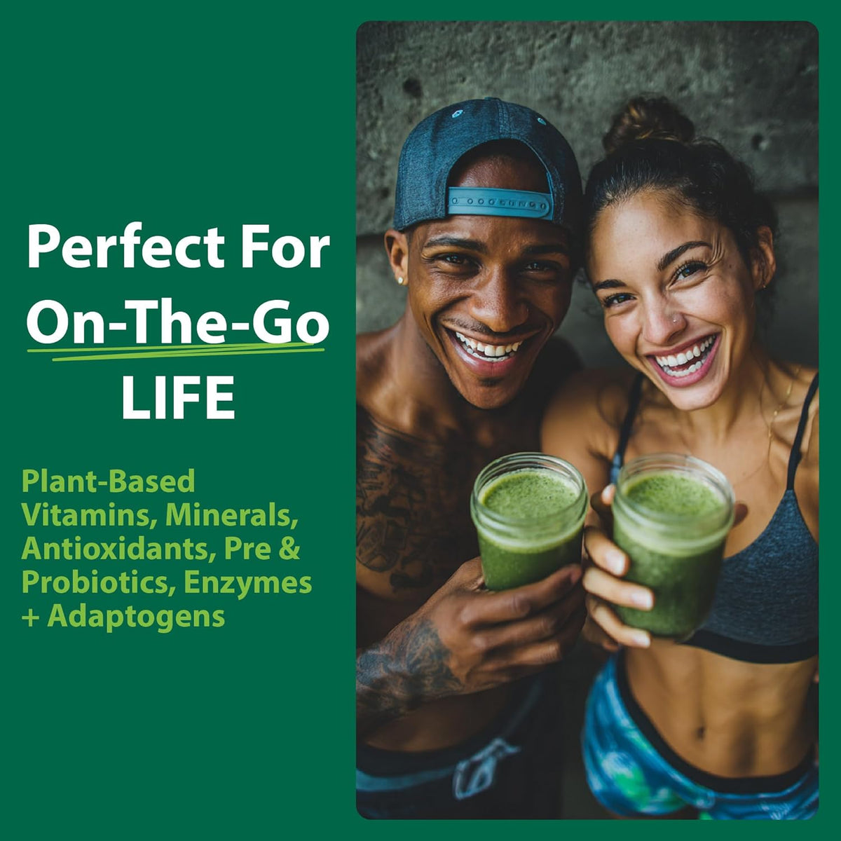 Macro Greens Superfood Powder – 38 Superfoods with Probiotics, Digestive Enzymes & Adaptogens - görsel 5