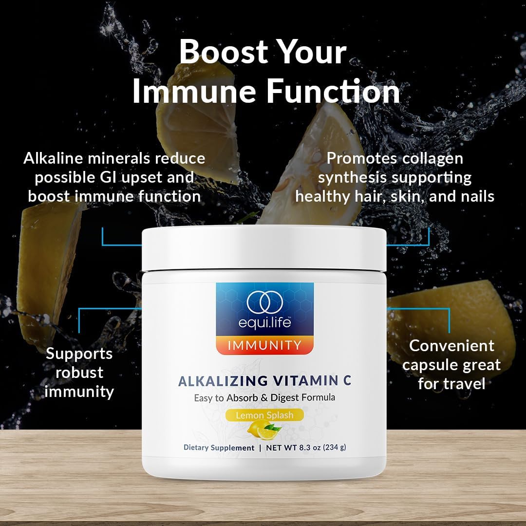 Equilife Alkalising Vitamin C Powder – Lemon Splash – 2500 mg per Serving - görsel 4