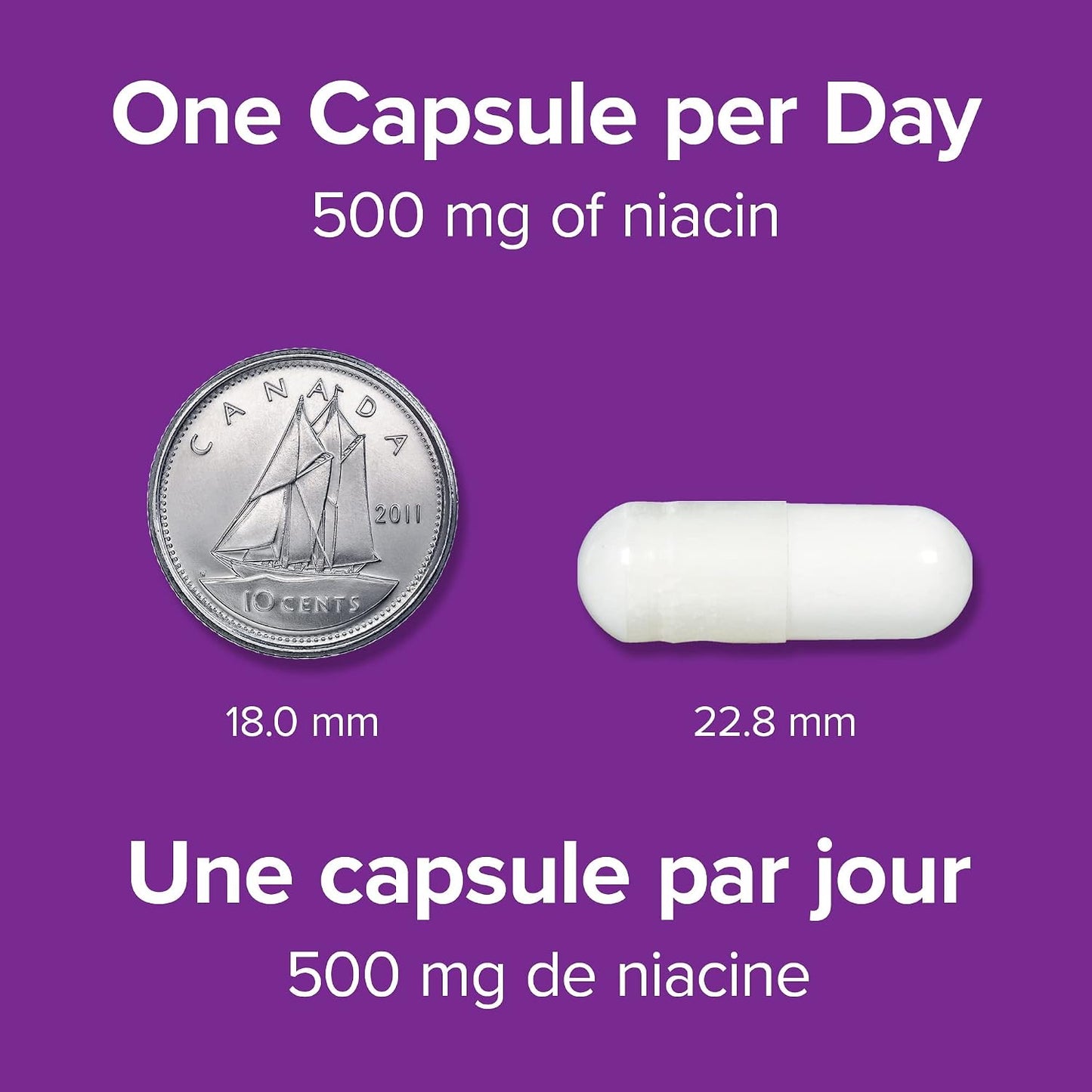Webber Naturals No Flush Niacin Vitamin B3 Capsules, 500mg, 90 Capsules - görsel 5