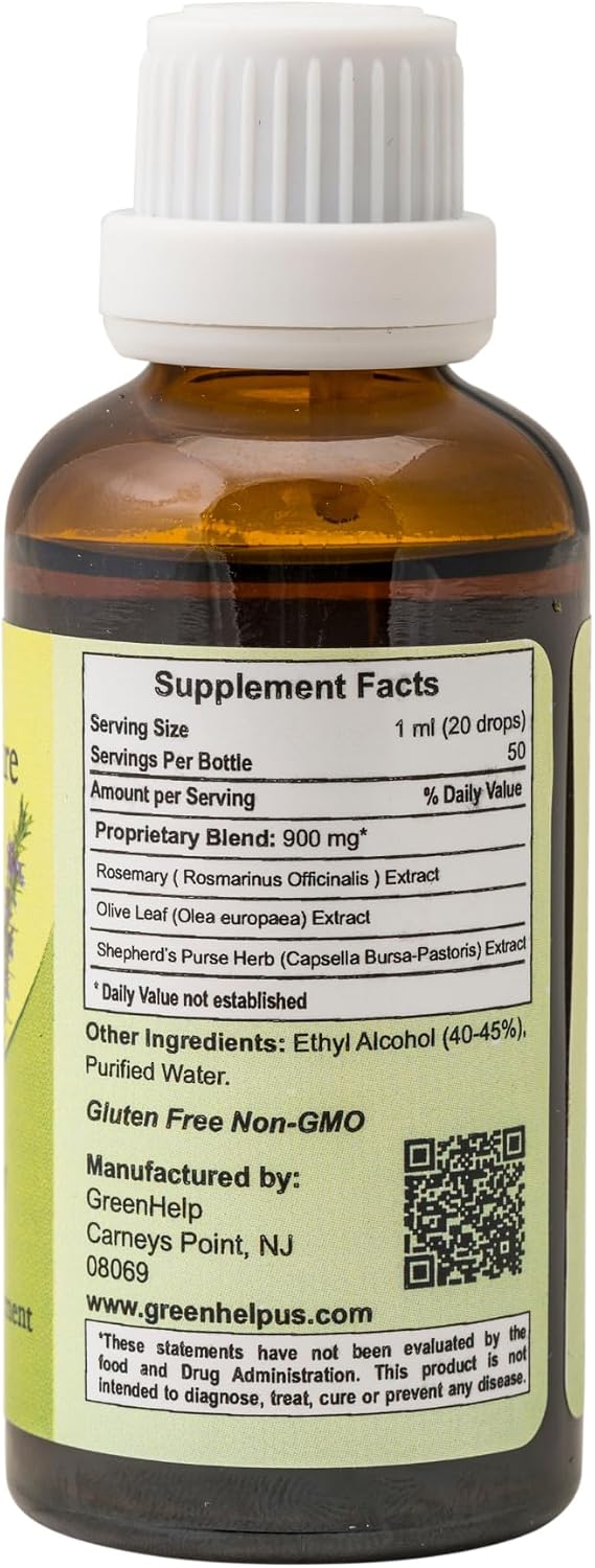 Blood Pressure Defence – Herbal Blood Pressure Support Supplement with Rosemary, Olive Leaf & Shepherd’s Purse - görsel 2