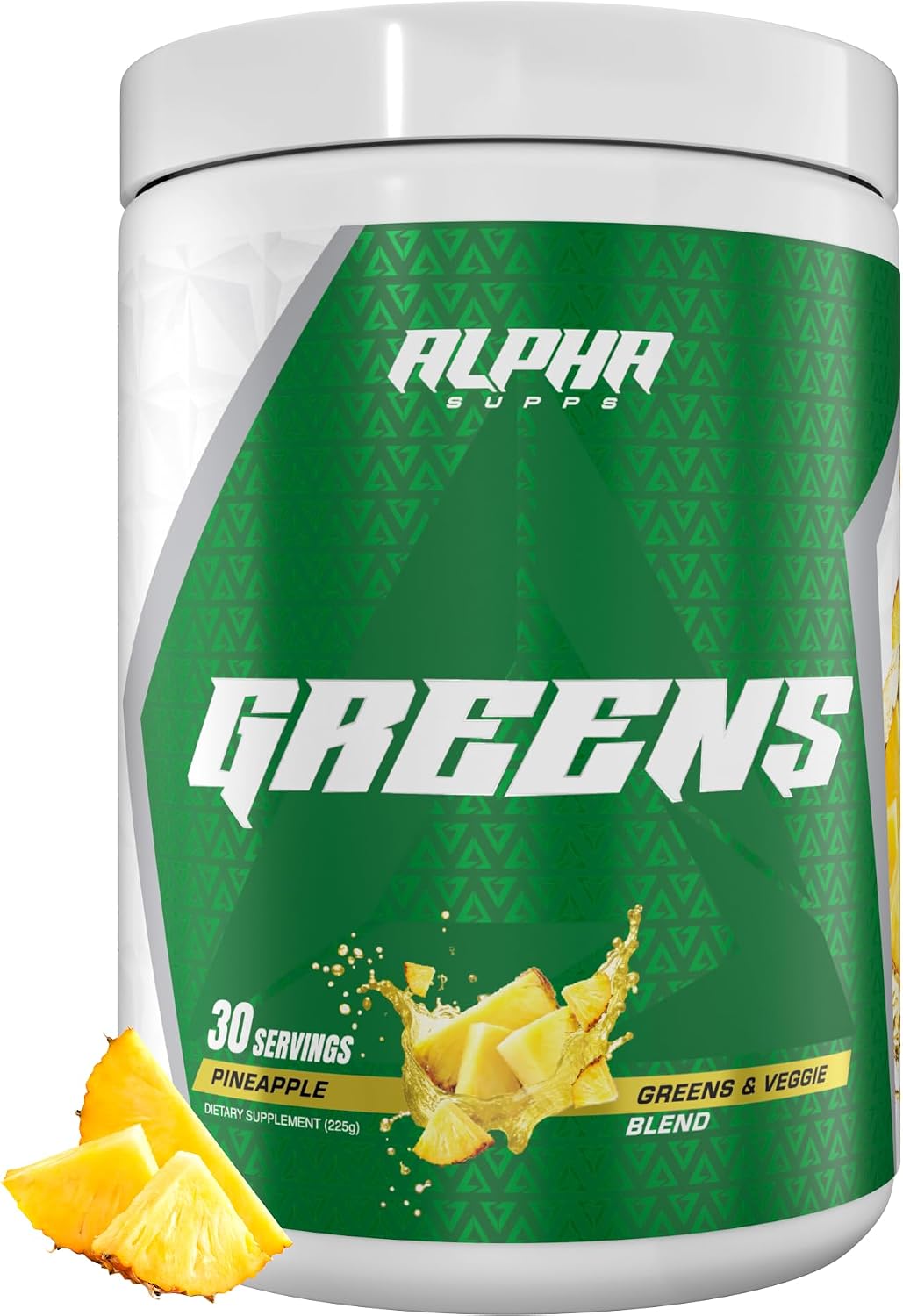 Alpha Supps Alpha Greens Superfood Powder - Peach Mango, 30 Servings - görsel 10