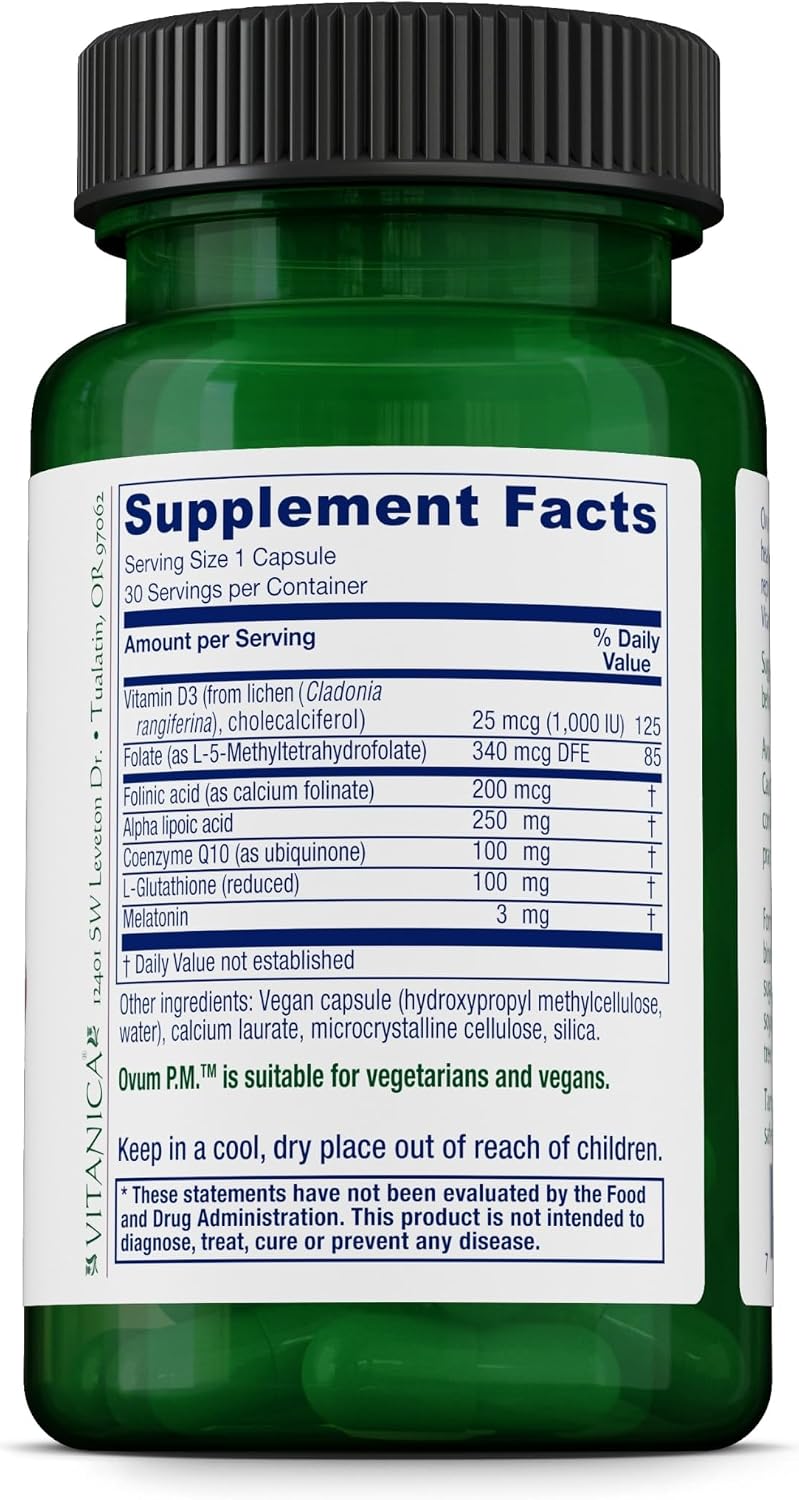 Vitanica Ovum P.M., Vegan, 30 Capsules - görsel 2