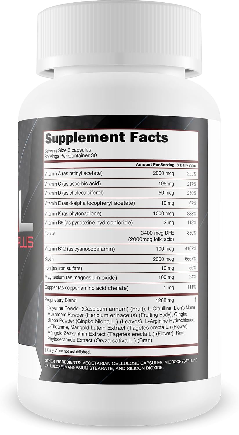 Blood Flow Vital Pro Plus - Improved Formula - Premium Blood Flow Supplement for Men - görsel 2