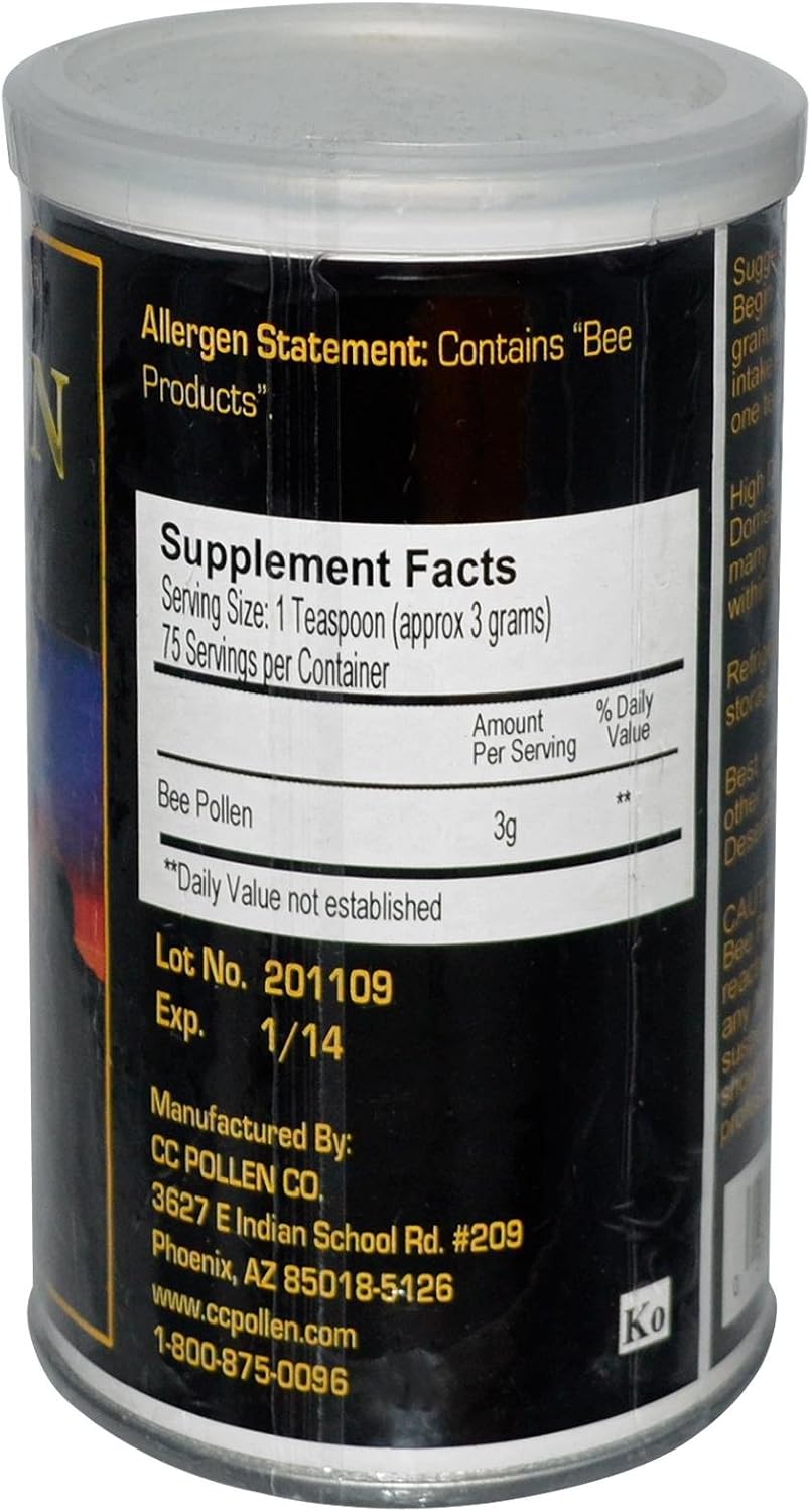 C C Pollen Bee Pollen Raw Granules - 227 g - görsel 2