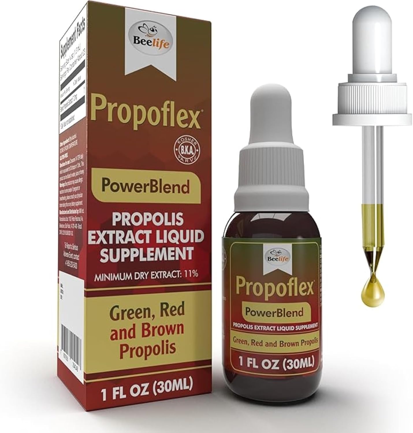 Beelife Red Bee Propolis Extract - 100% Pure Brazilian Tincture, High Artepillin-C, Immune Support (30 ml) - görsel 10