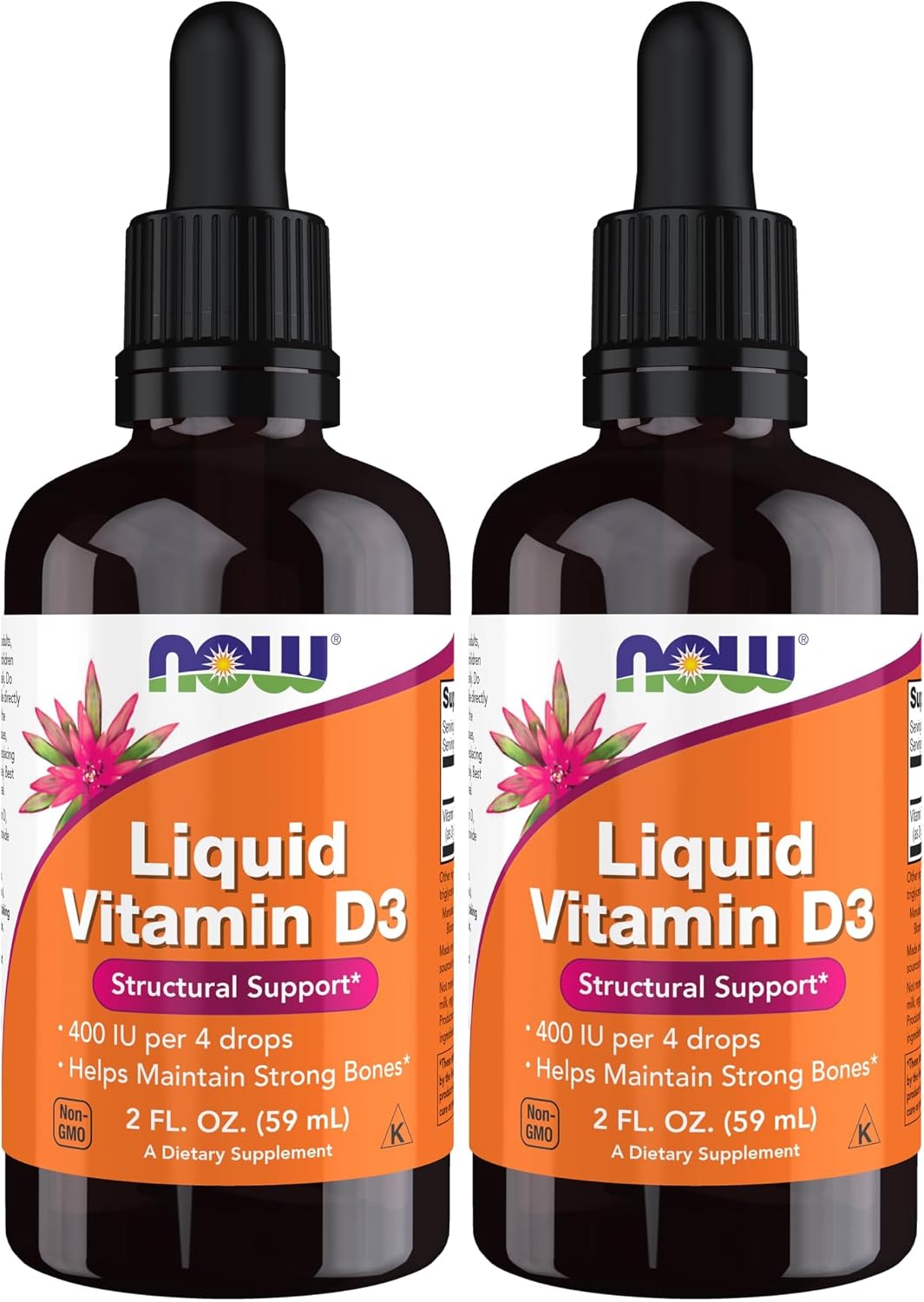 NOW Foods Liquid Vitamin D-3 – 2 fl oz (59 ml) - görsel 10