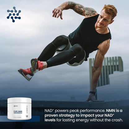 Renue By Science NMN Powder - 100g Pure Crystalline Nicotinamide Mononucleotide, Sublingual Fast-dissolving
