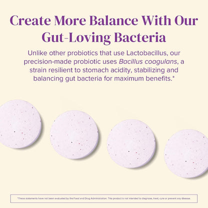 BariMelts Probiotic, 5 Billion CFU – 60 Fast-Dissolving Tablets (2-Month Supply) – Sugar-Free Probiotics for Women, Post-Bariatric Gut Health, Natural Cherry Flavour