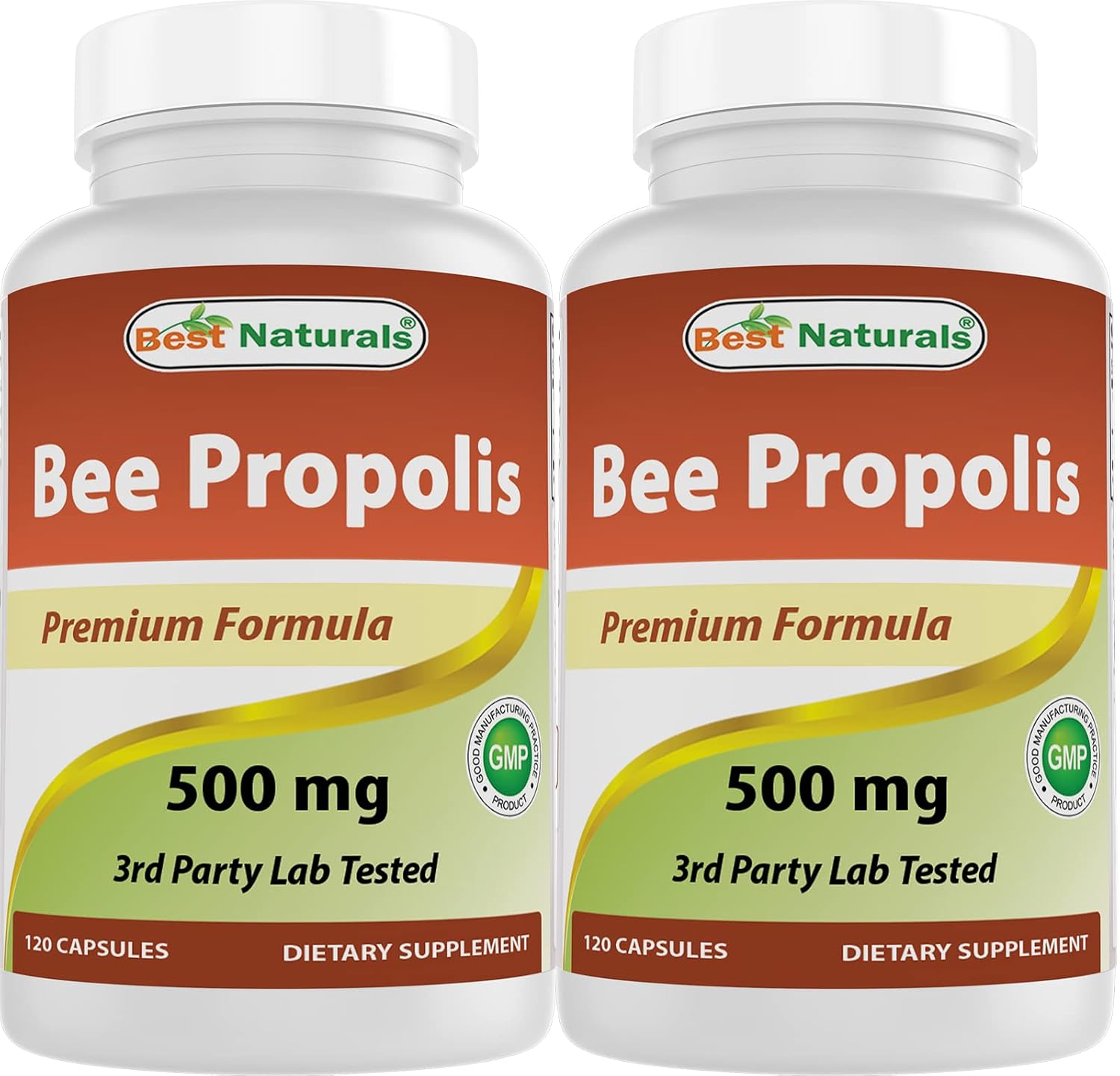 Best Naturals Bee Propolis 500 mg – 240 Capsules (Pack of 2) - görsel 1