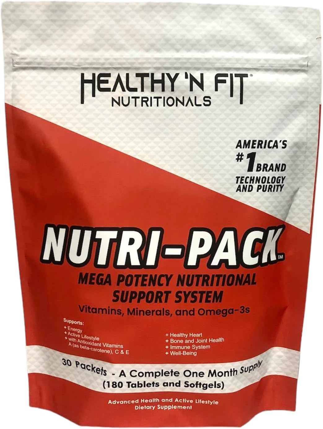 Healthy 'N Fit NUTRI Pack - 30 Day Packets - Multivitamin All-in-One Daily Packets - görsel 1