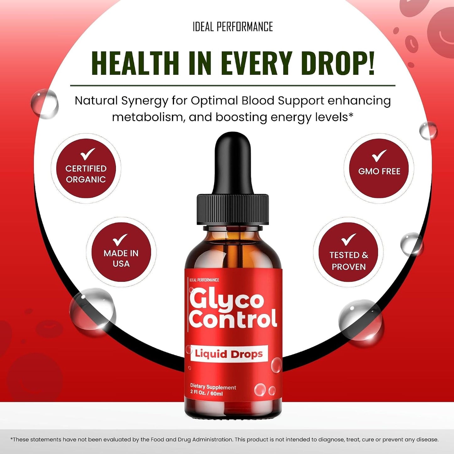 Glyco Control Drops - Extra Strength - All Natural Formula (5 Pack) - görsel 5