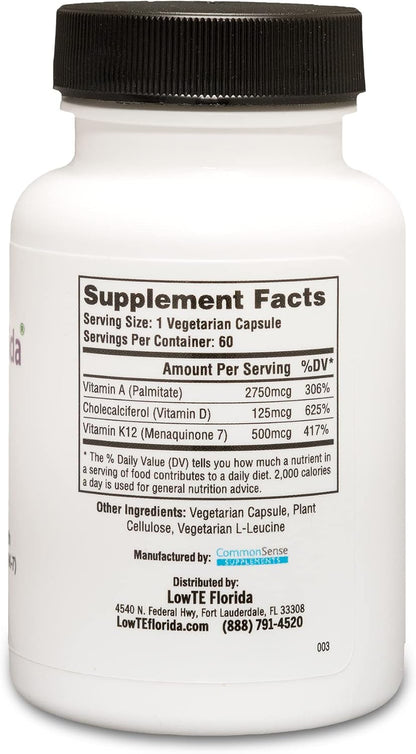 ADK 5 - Vitamin D3 5000 IU, K2 MK-7 & Vitamin A Multivitamin