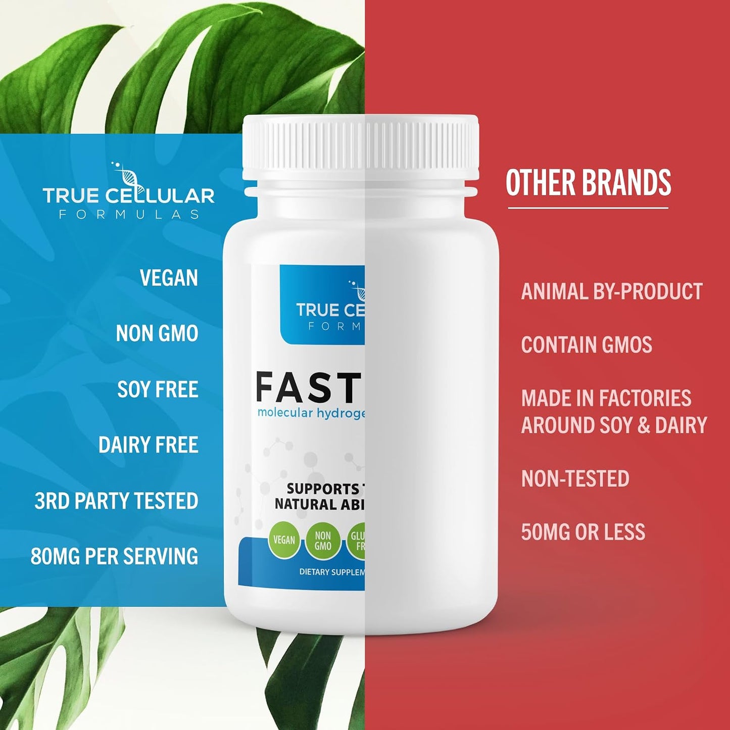 True Cellular Formulae Fastonic Molecular Hydrogen Supplement – Elite Level of H2 – 60 Servings - görsel 6