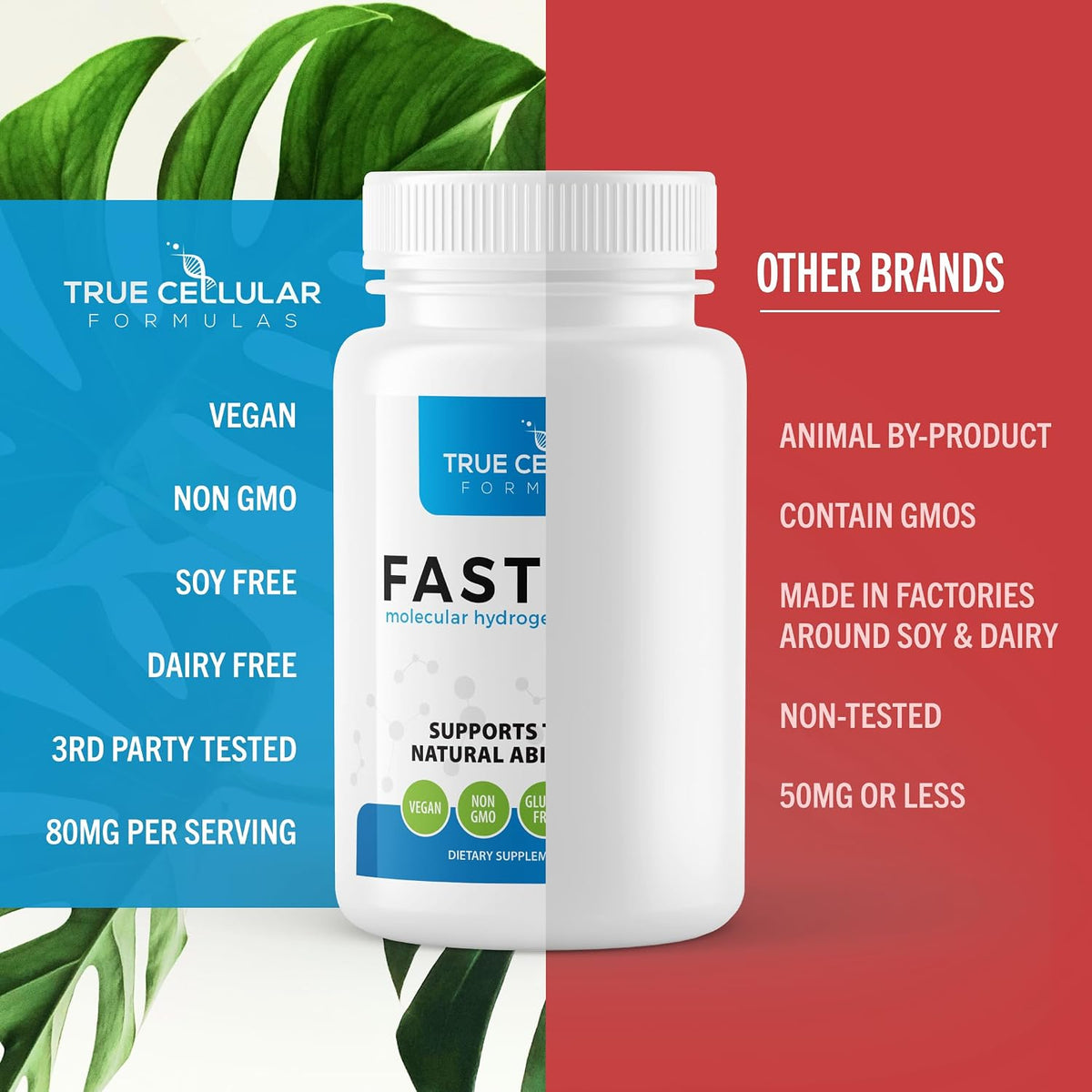 True Cellular Formulae Fastonic Molecular Hydrogen Supplement – Elite Level of H2 – 60 Servings - görsel 6