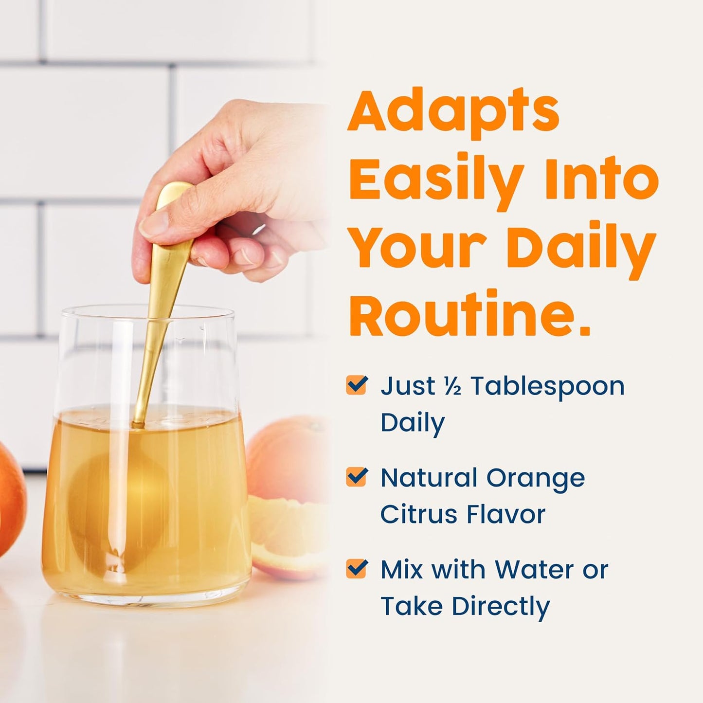 NativePath Liposomal Vitamin C 500mg from Whole-Food Amla Fruit - Soya-Free Egg Yolk Lecithin Liposomes - Orange Flavour Liquid for High Absorption Daily Immune & Collagen Support - 30 Servings - görsel 6
