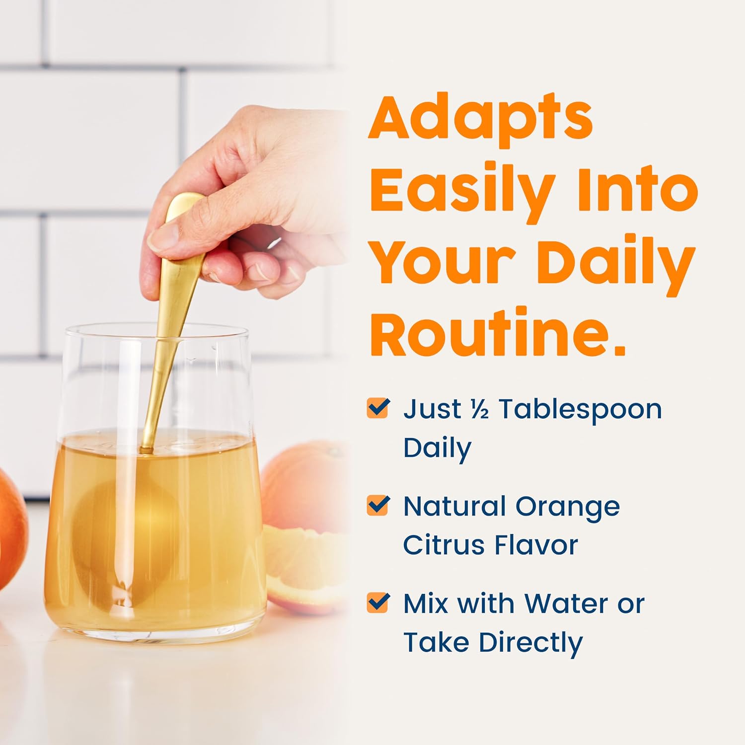 NativePath Liposomal Vitamin C 500mg from Whole-Food Amla Fruit - Soya-Free Egg Yolk Lecithin Liposomes - Orange Flavour Liquid for High Absorption Daily Immune & Collagen Support - 30 Servings - görsel 6