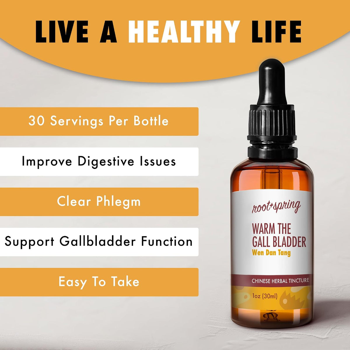 Warm the Gallbladder - Wen Dan Tang Herbal Tincture (Liquid Extract) 1 fl oz (28 ml) - görsel 4