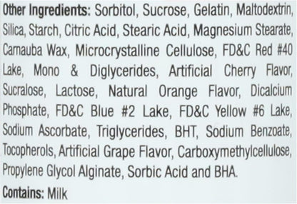 Leader Children's Multivitamin Chewable Tablets Daily Support for Kids, 3 Delicious Fruit Flavours, 30 Tablets
