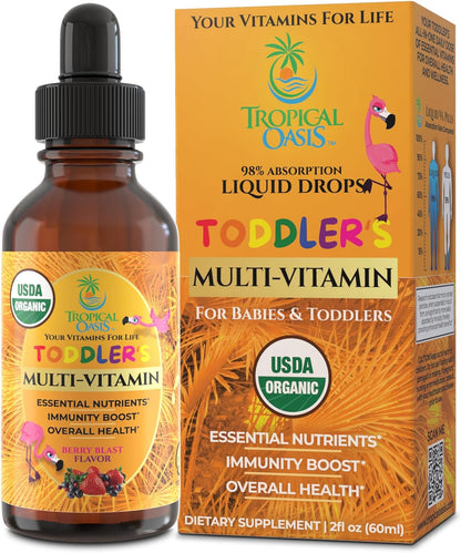 Tropical Oasis Premium Liquid Multivitamin for Kids - 473 ml (32 Servings)