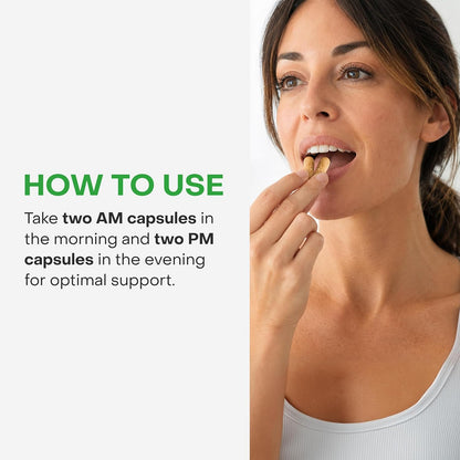 Healthycell AM/PM Healthspan System – Over 90 Nutrients for Cellular Nutrition
