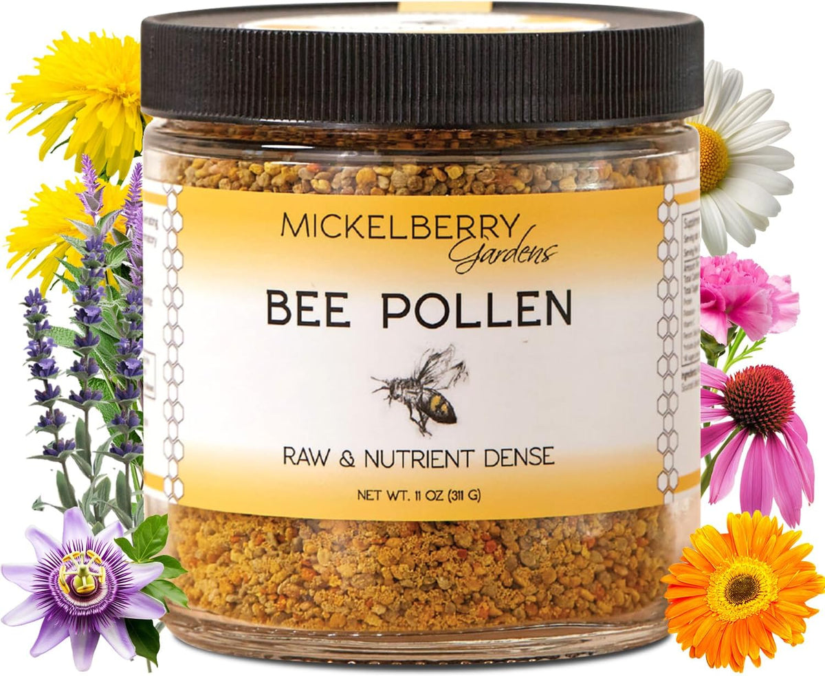 Mickelberry Gardens Bee Pollen Granules – 312 g, Raw Superfood, Protein Rich - görsel 1