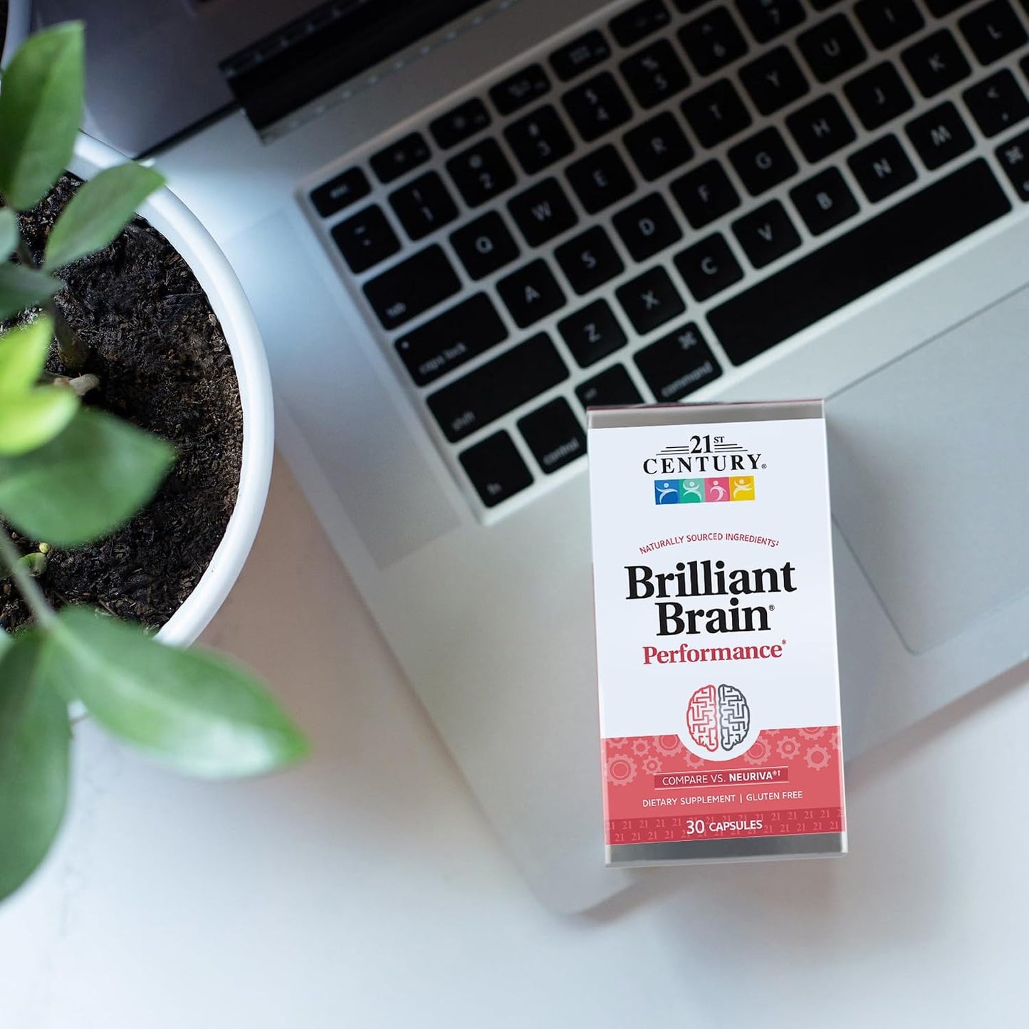 21st Century Brilliant Brain Performance Capsules - Cognitive Health Support - 30 Capsules - görsel 9