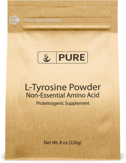 Pure Original Ingredients L-Tyrosine Powder (227g) - Non-Essential Amino Acid Supplement