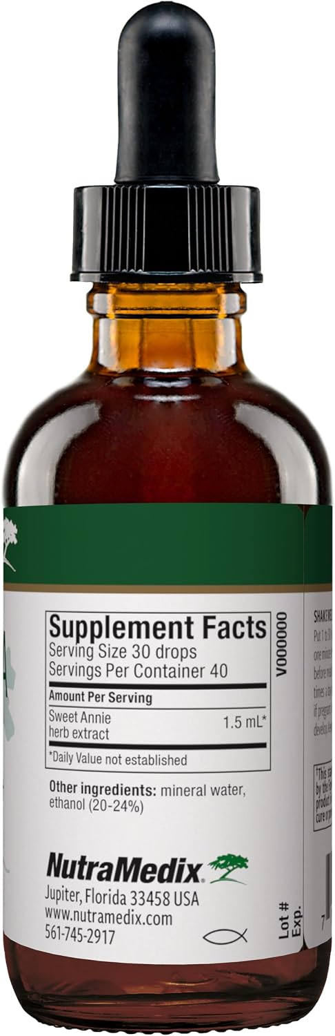 NutraMedix Artemisia Annua - Immune Support Supplement with Antioxidant Activity - Sweet Annie Herb Extract (60 ml) - görsel 2