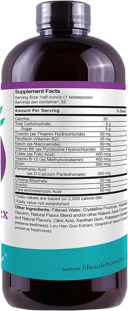 Life Solutions Liquid Super B-Complex - 473 ml