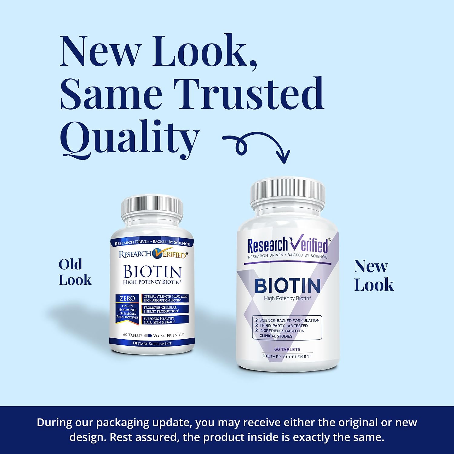 Research Verified Biotin – Pure Extra Strength Biotin 10,000mcg – Hair, Skin and Nails Vitamin – Third-Party Tested, Made in USA – 360 Vegan Tablets - görsel 2