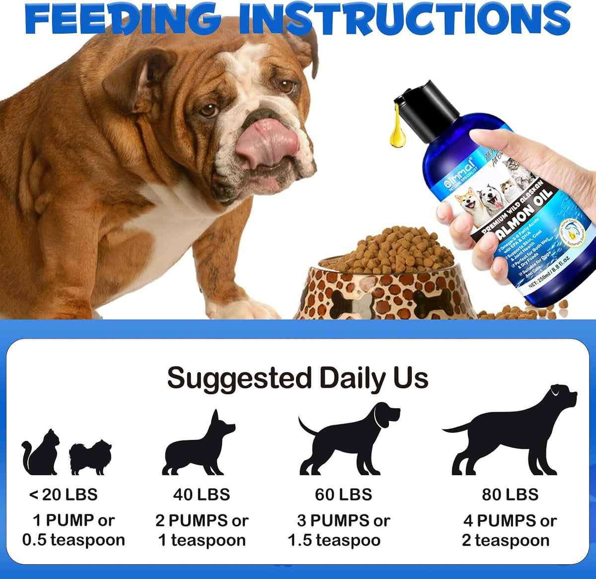 Valleylux Wild Alaskan Salmon Oil for Dogs and Cats – 8.8 fl oz - görsel 3