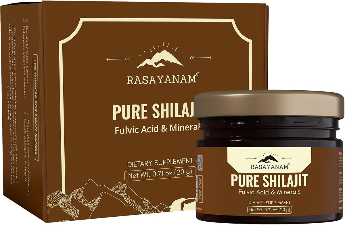 Rasayanam Pure Original Himalayan Shilajit Resin – 20g - görsel 1