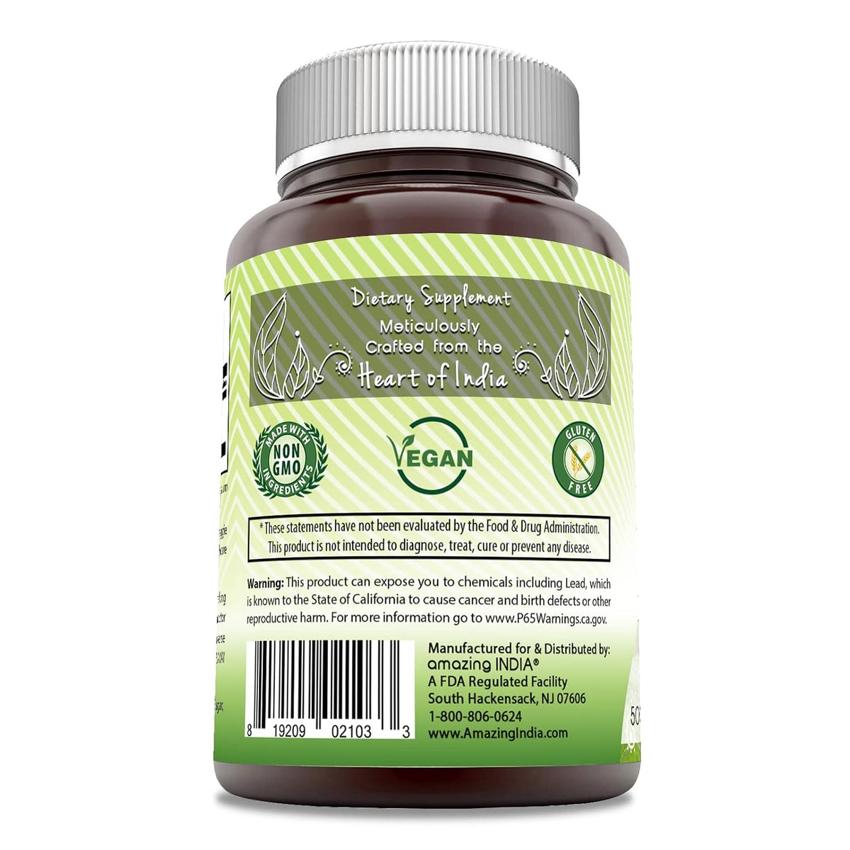 Amazing India Amla - 500 mg, 120 Veggie Capsules - Non-GMO, Gluten-free Food Supplement - görsel 2