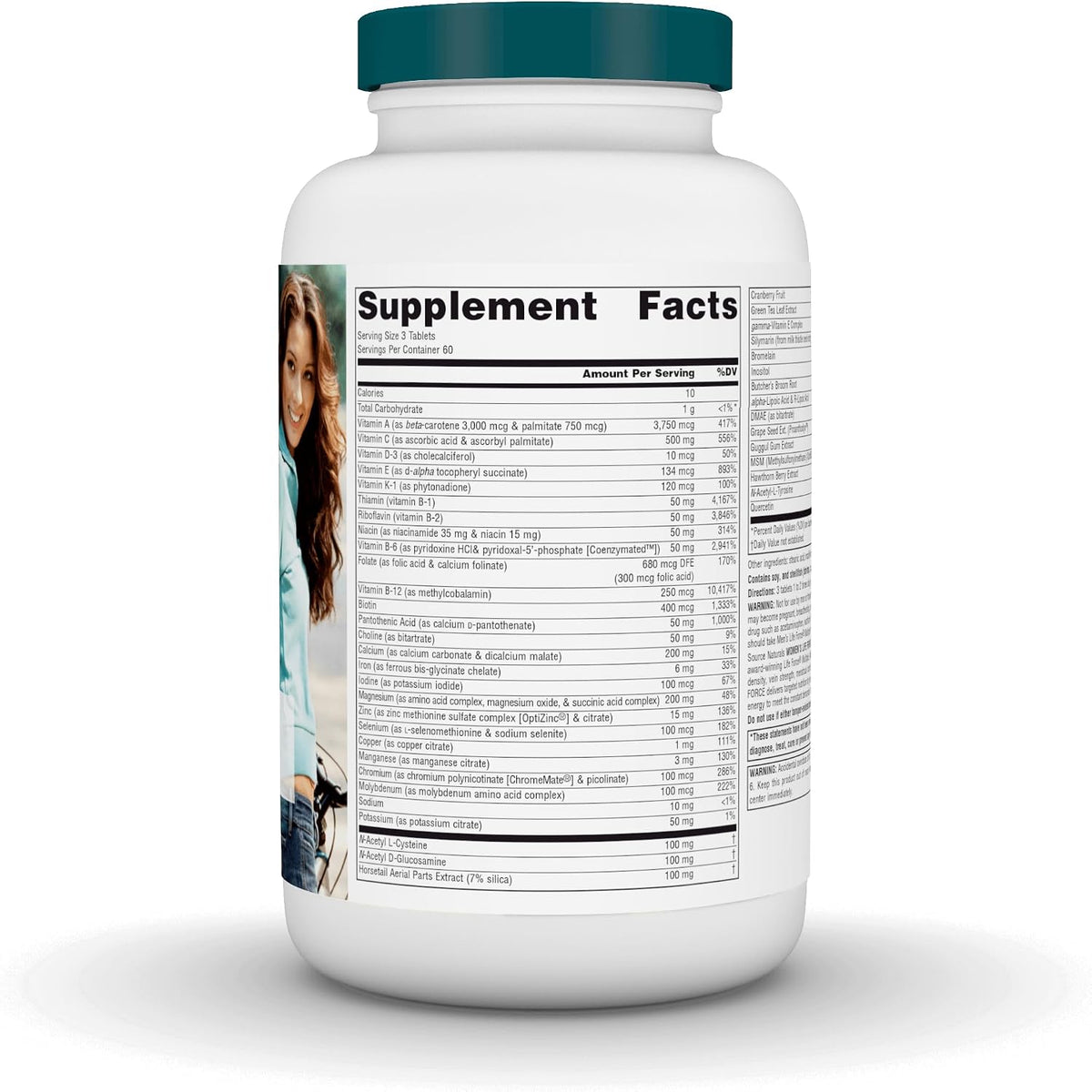 Source Naturals Women's Life Force Multiple Multivitamin – 180 Tablets - görsel 2