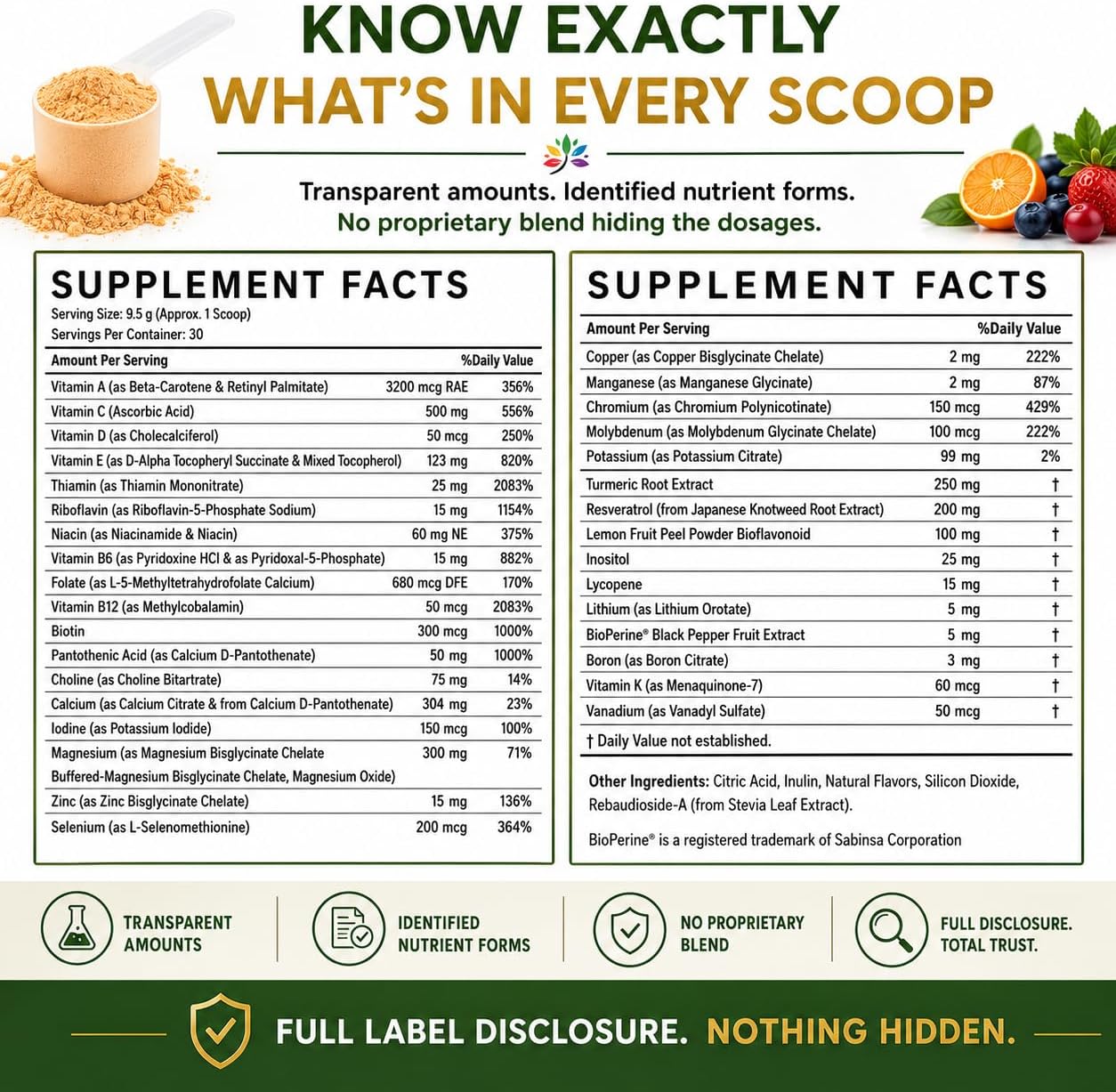 ImmunoPower Gold: High-Absorption Turmeric & BioPerine Immune Support with 35+ Nutrients, Orange Flavour - görsel 6
