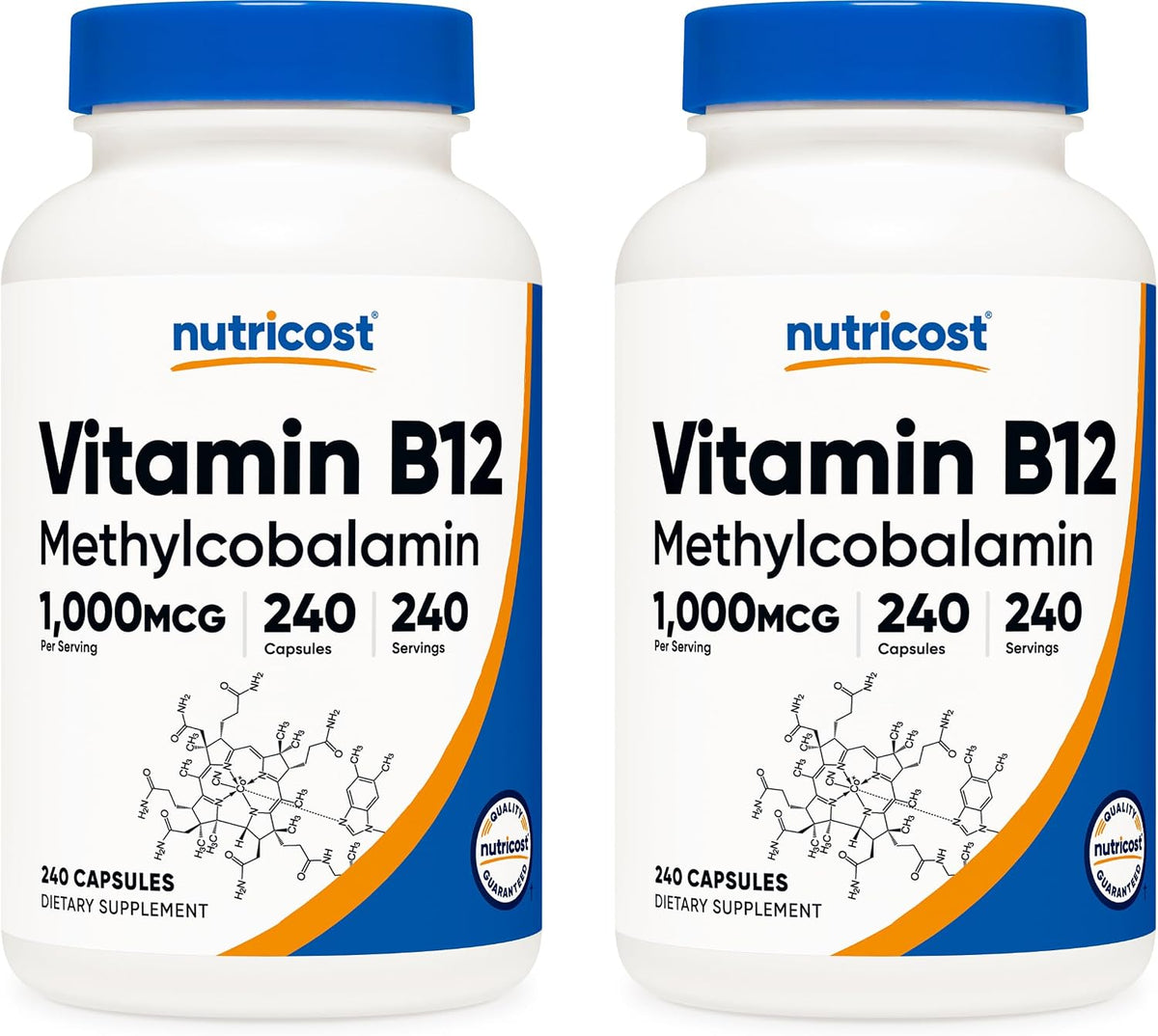 Nutricost Vitamin B12 (Methylcobalamin) 1000mcg, 120 Capsules - görsel 6