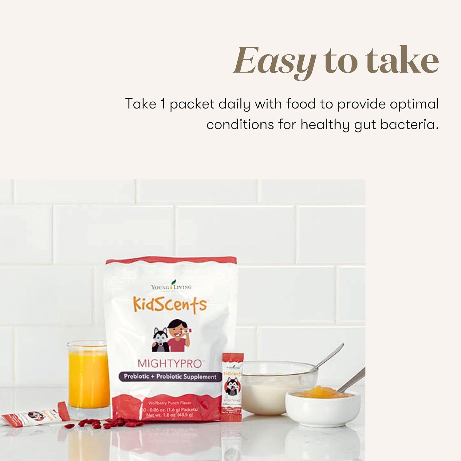 Young Living KidScents MightyPro Prebiotic and Probiotic for Children - görsel 4