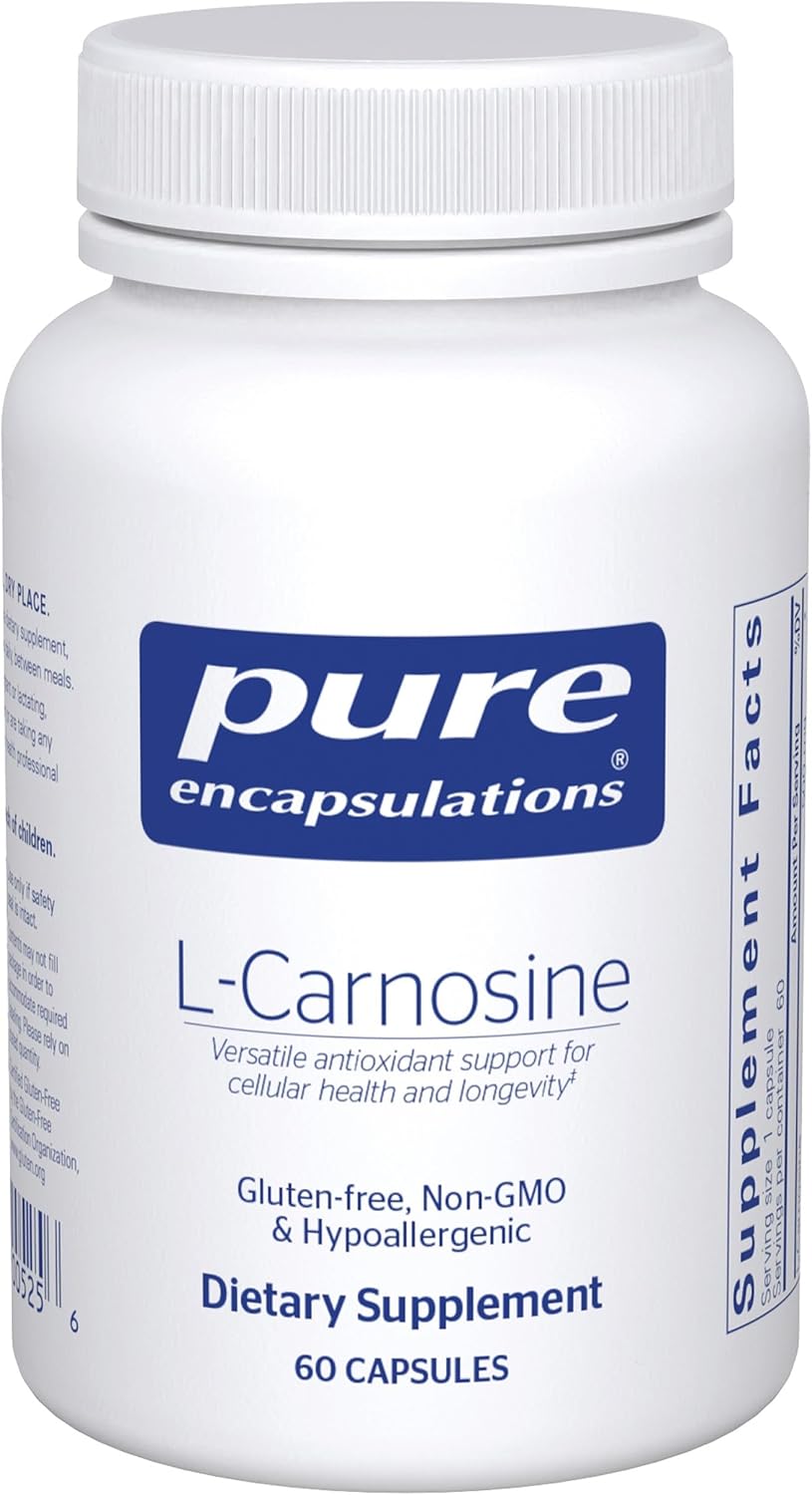 Pure Encapsulations L-Carnosine Food Supplement - 60 Capsules - görsel 1