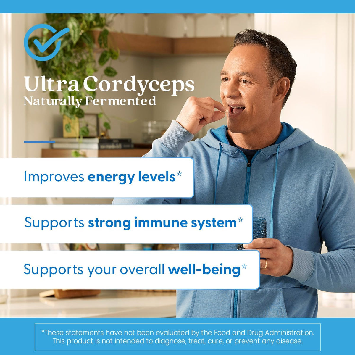 Doctor's Best Ultra Cordyceps Supplement – 750 mg, 60 Vegan Capsules - görsel 6