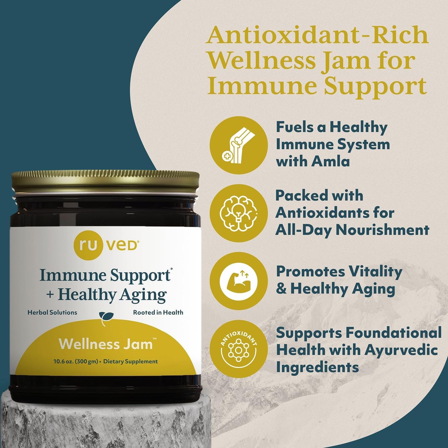 ruved Wellness Jam - Amla Jam with Honey (30 Servings) - görsel 2