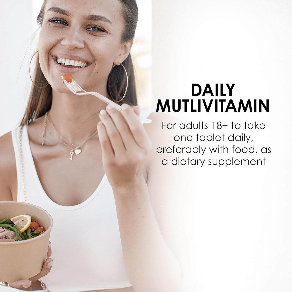MASON NATURAL Daily Multivitamin with Minerals, 24 Essential Nutrients for Overall Health, 60 Tablets - görsel 3