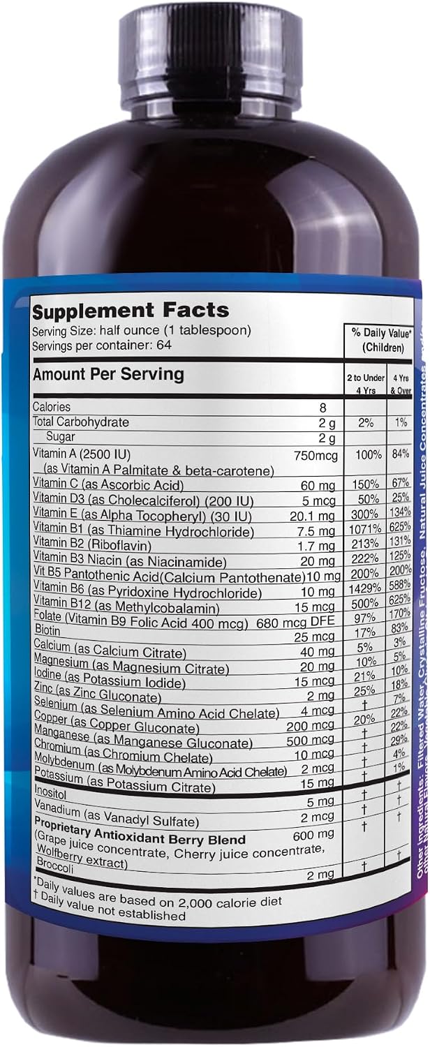 Liquid Children's Super Multivitamins & Minerals 946ml - görsel 2