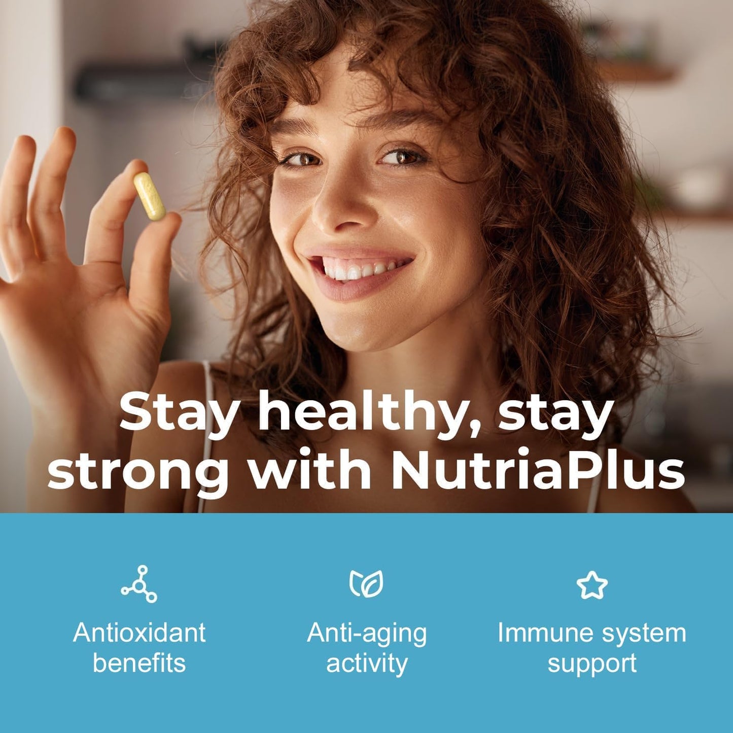 Lifestyles NutriaPlus Antioxidant Supplement - Herbal Immune Support & Multivitamin - 60 Capsules - görsel 4