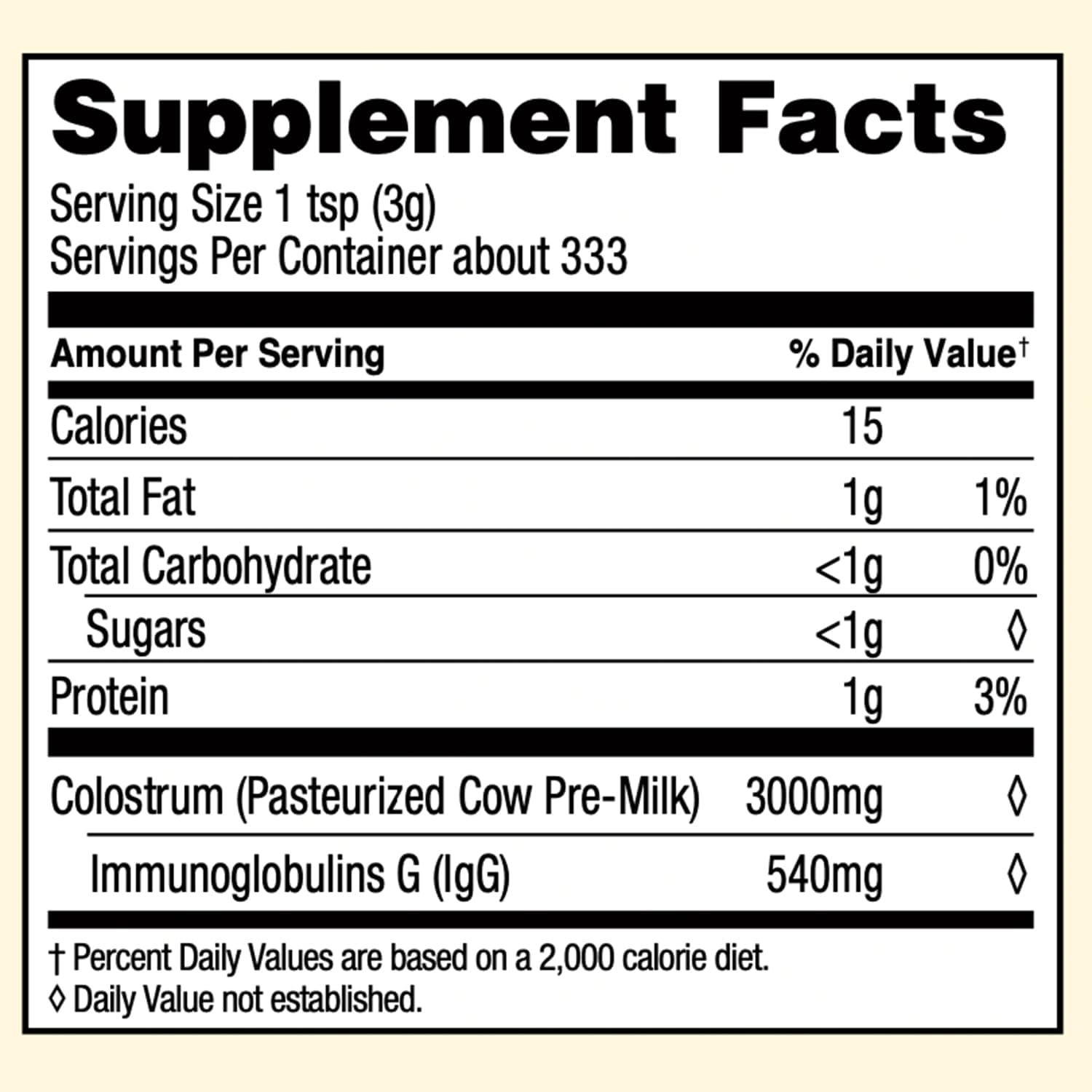 Surthrival Colostrum Powder (1kg) - görsel 5