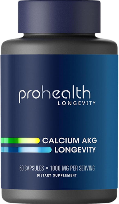 ProHealth Ca AKG Supplement – Supports Metabolic Function : By stimulating AMPK, Ca-AKG may improve how your cells – Image 1
