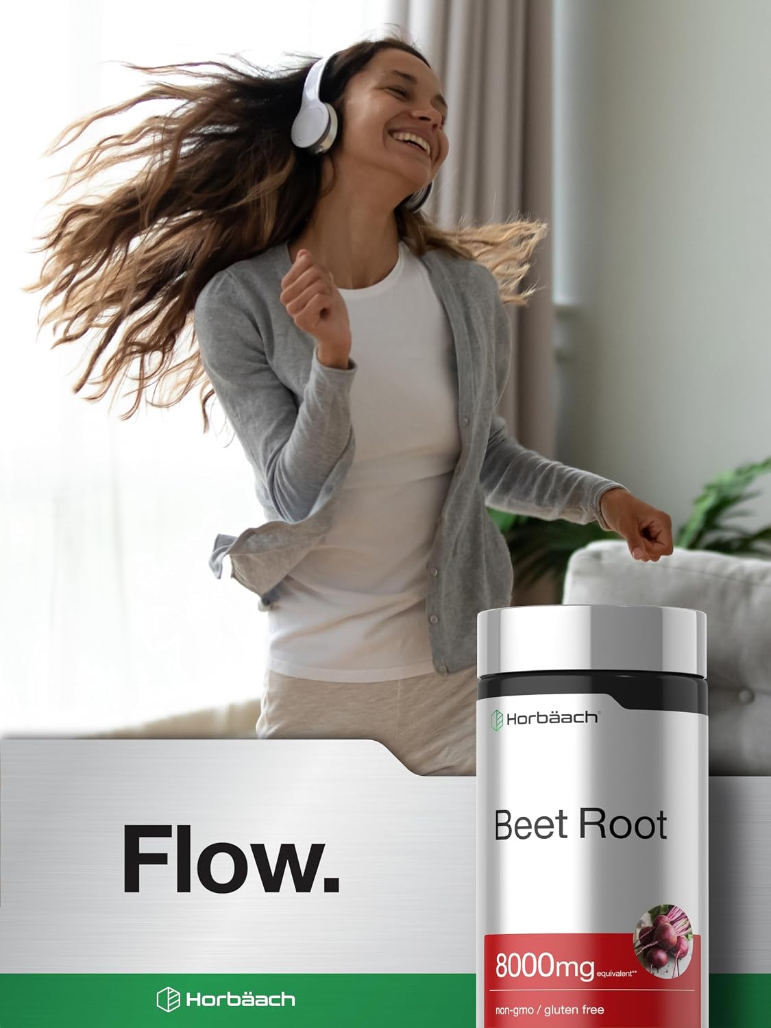 Horbäach Beet Root Powder Capsules | 320 Capsules | High Potency Herbal Extract Supplement - görsel 6