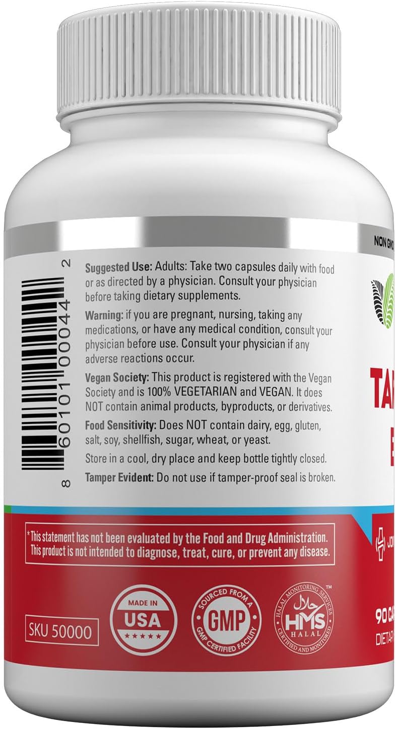 HAYAT Vitamins Vegan Natural Tart Cherry Extract 3000 mg, 3-Month Supply, 90 Capsules - görsel 2