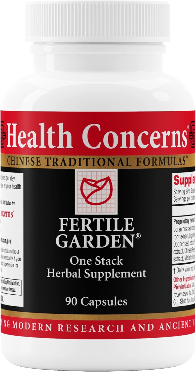 Health Concerns Fertile Garden – Fertility Support for Women – 90 Capsules - görsel 1