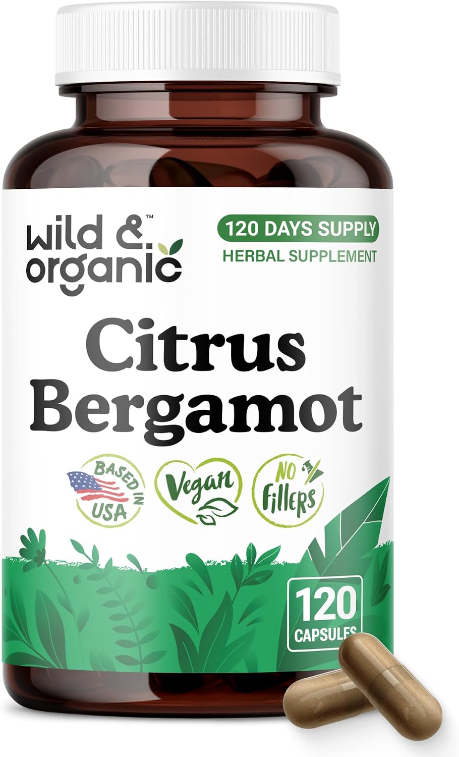 Wild & Organic Citrus Bergamot Capsules - Antioxidant & Overall Support - görsel 1